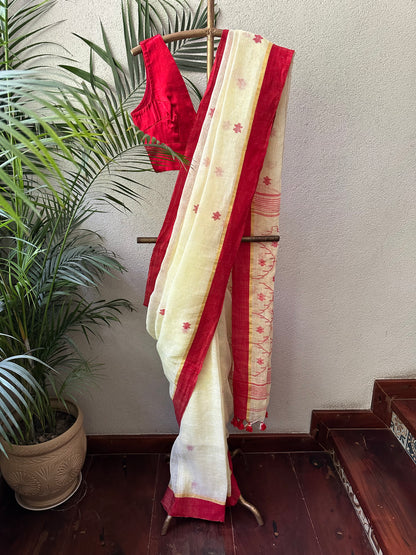 PARO 3  LINEN  SARI