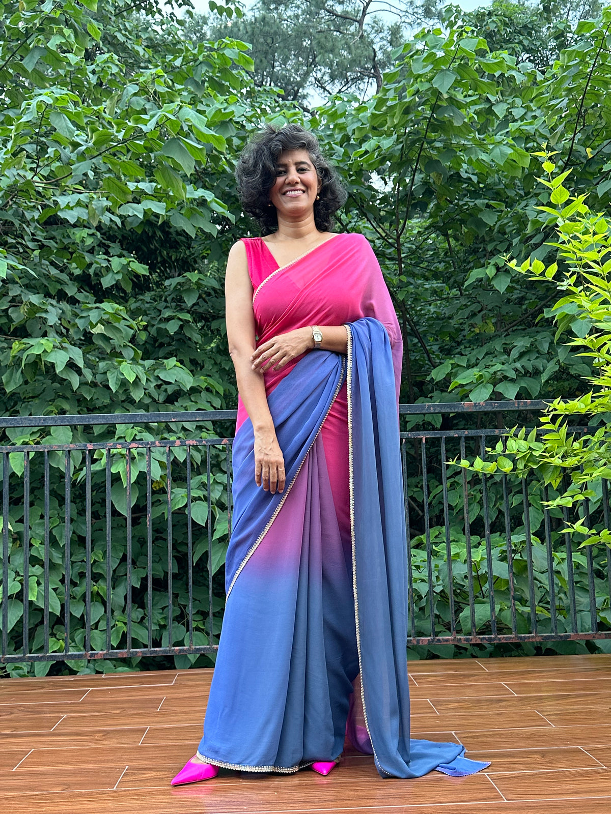 AVIRA GEORGETTE SARI