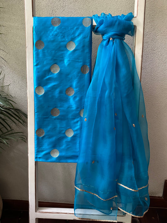 ANAMIKA 2 PIECE  SILK  SUIT  SET