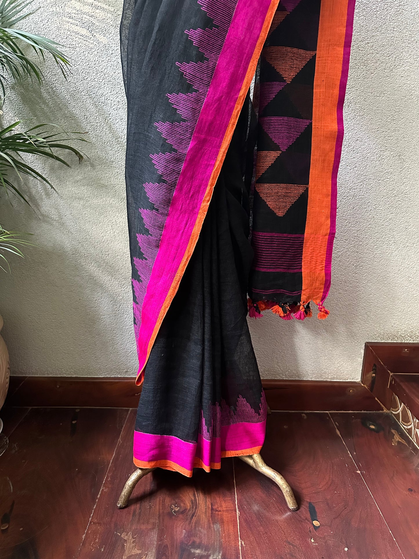 REEMA 3  LINEN  SARI