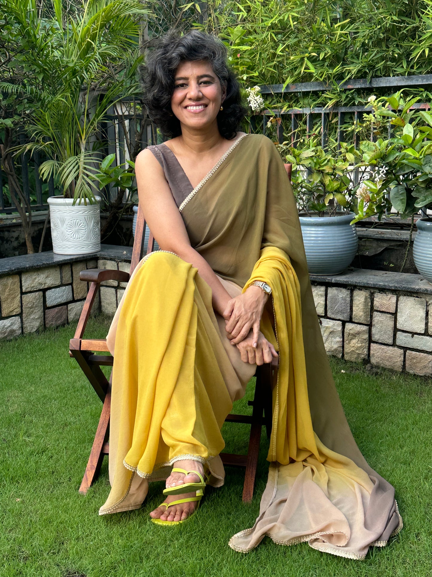 SMITHA GEORGETTE SARI