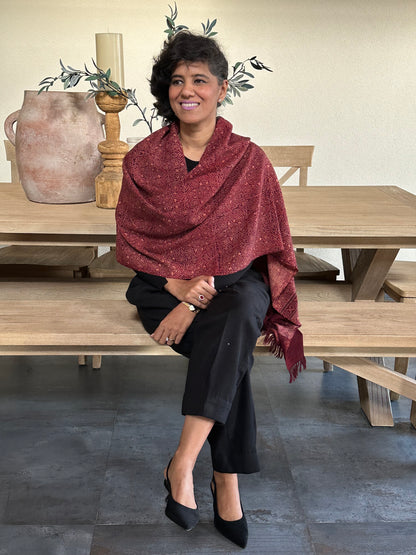 VIBHASU  COTTON  LINEN  STOLE