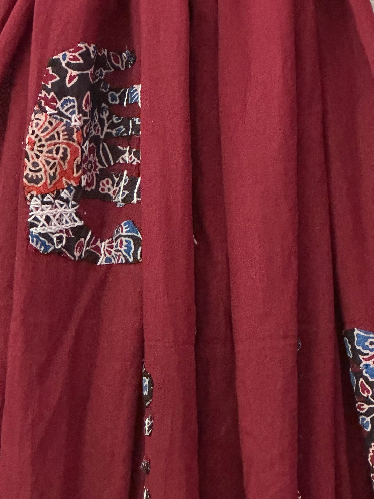 INDU  APPLIQUE  DUPATTA