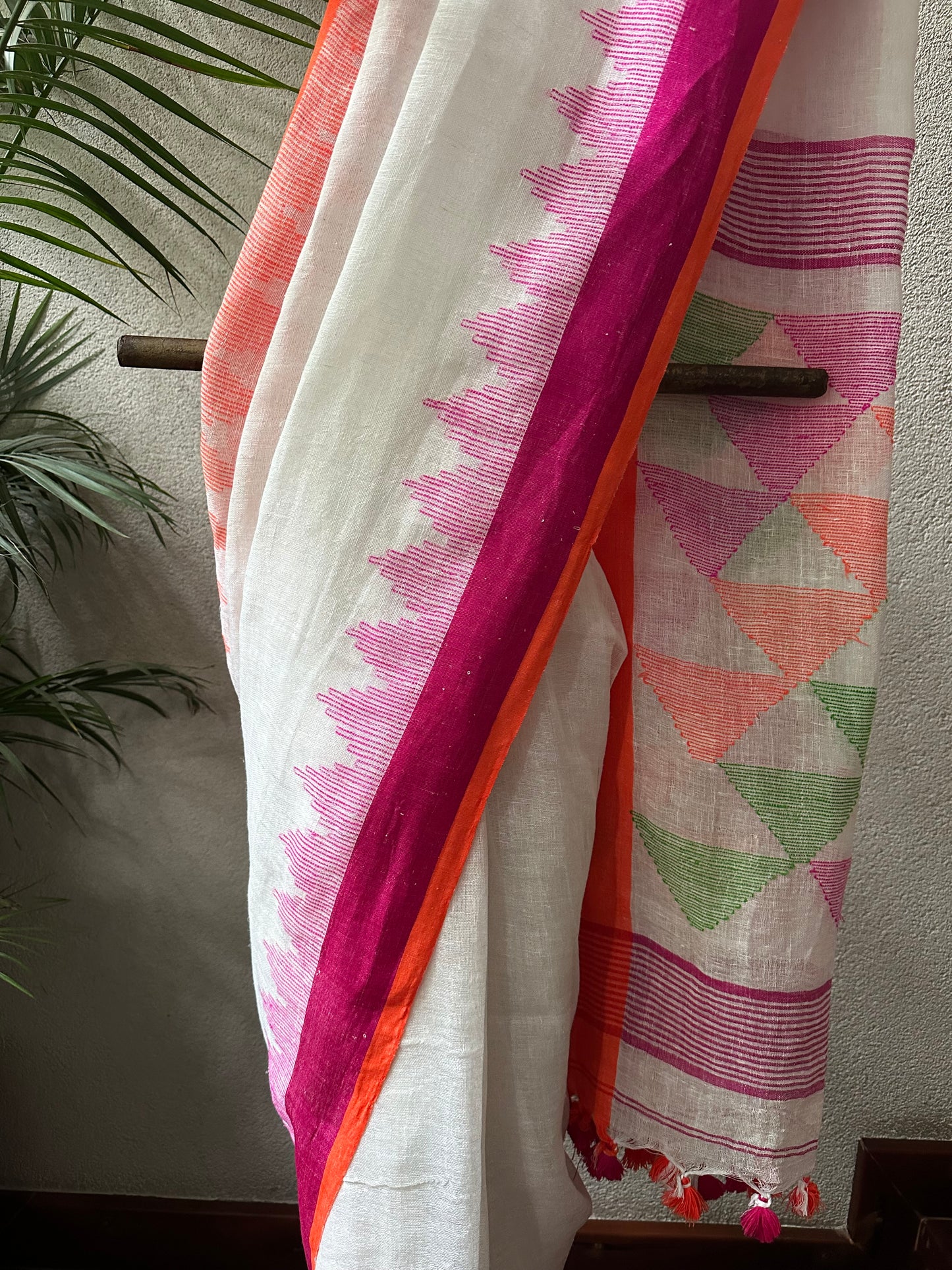 REEMA 1  LINEN  SARI