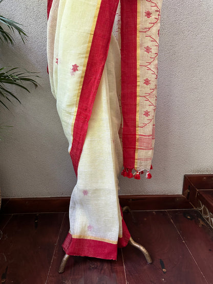 PARO 3  LINEN  SARI