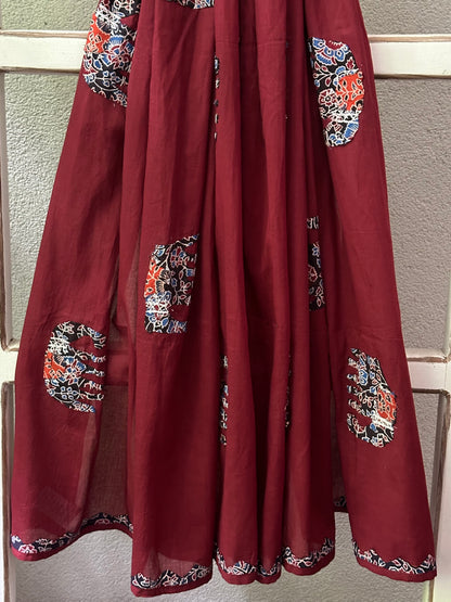 INDU  APPLIQUE  DUPATTA