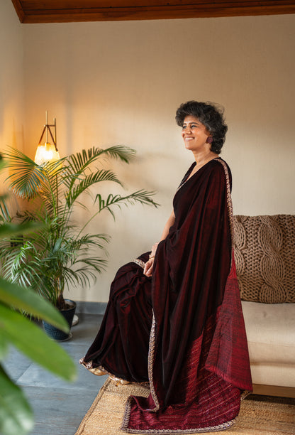 PARIKSHIT VELVET SARI