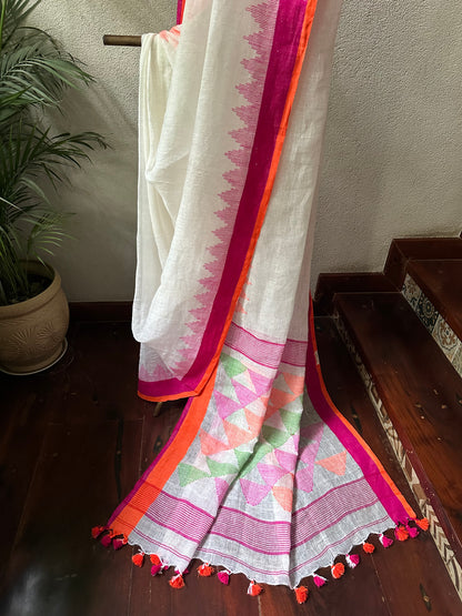 REEMA 1  LINEN  SARI