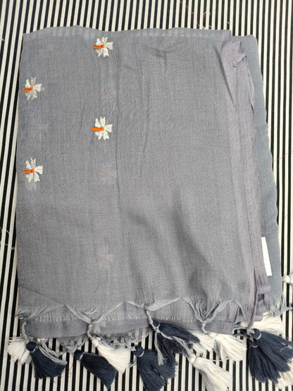 MUL COTTON SIBOI FLOWER SARI 1690