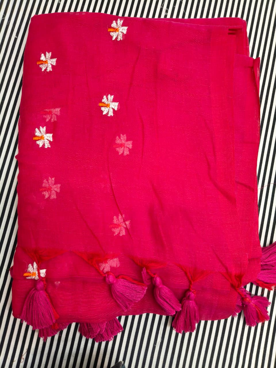 MUL COTTON SIBOI FLOWER SARI 1690