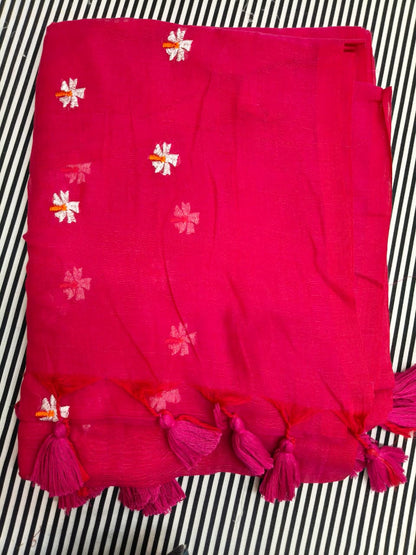 MUL COTTON SIBOI FLOWER SARI 1690