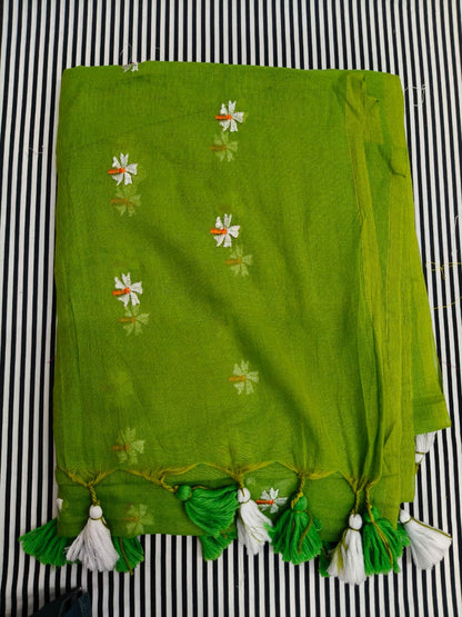 MUL COTTON SIBOI FLOWER SARI 1690