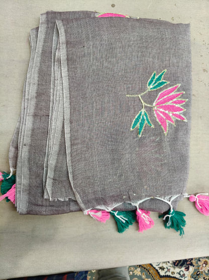 MUL COTTON  EMBROIDERY SEQUIN 1990