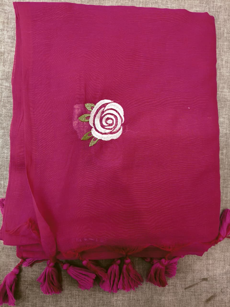 ROSE FLOWER MUL COTTON SARI 1890