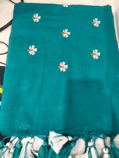 MUL COTTON SIBOI FLOWER SARI 1690