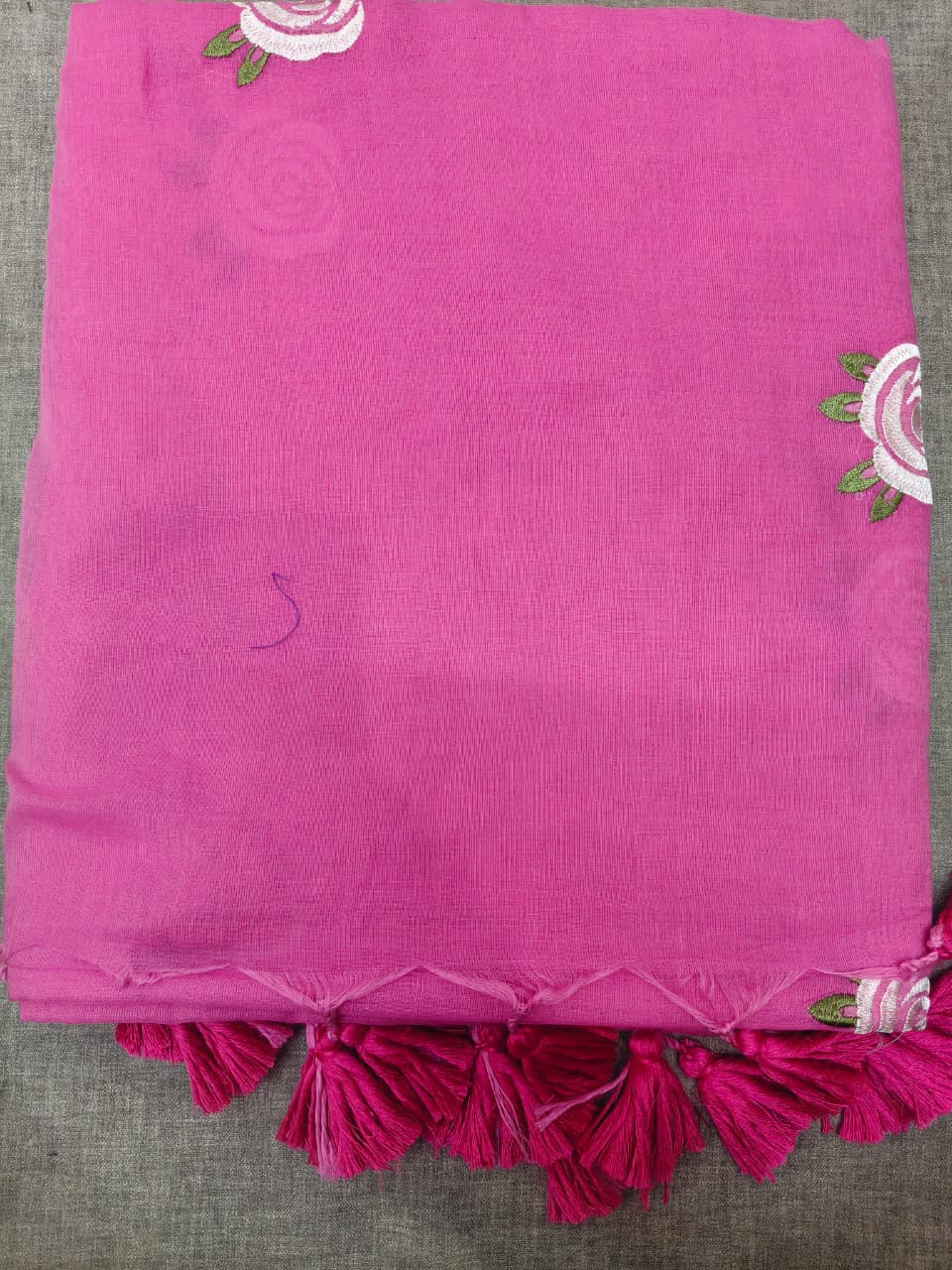 ROSE FLOWER MUL COTTON SARI 1890