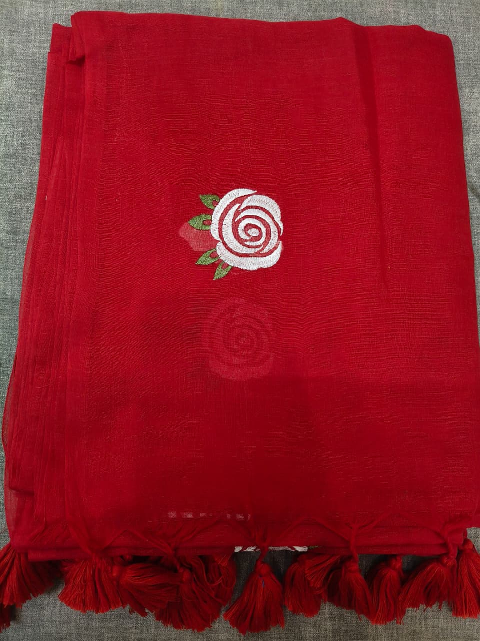ROSE FLOWER MUL COTTON SARI 1890