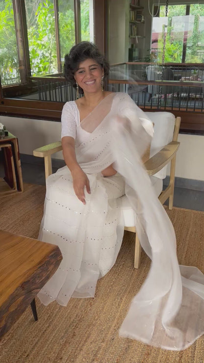 KHUSHBU RANI SILK ORGANZA SAREE
