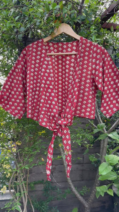 MAULIKA COTTON BLOUSE