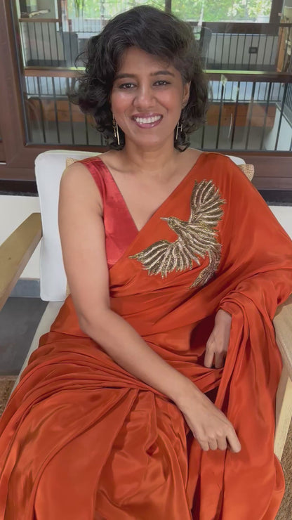 INSPIRE - CINNAMON BROOCH SARI