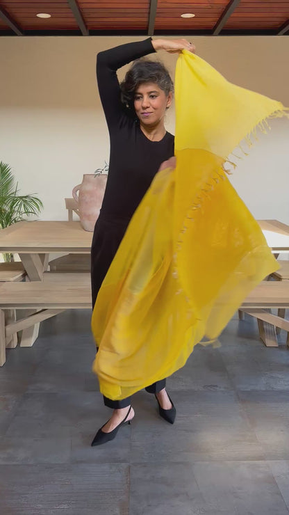 GOMATESHWARA SHAWL ( Three Layer Shawl )