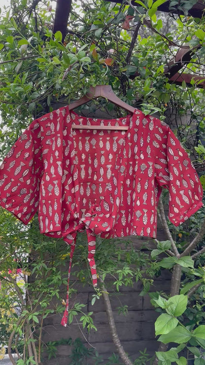 NAZARANA  COTTON  BLOUSE