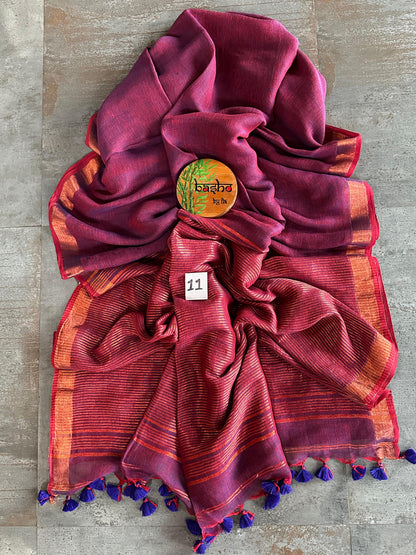 LINEN SAREES