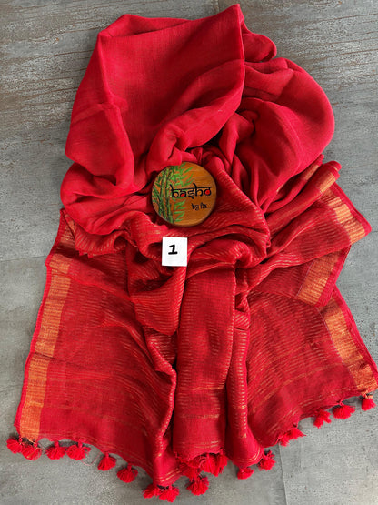 LINEN SAREES