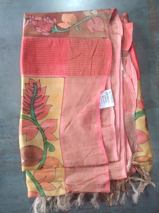 HAND PAINTED SILK SARI